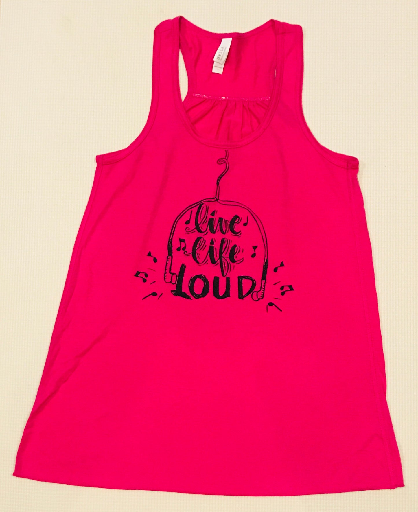 Live Life Loud Flowy Tank Top