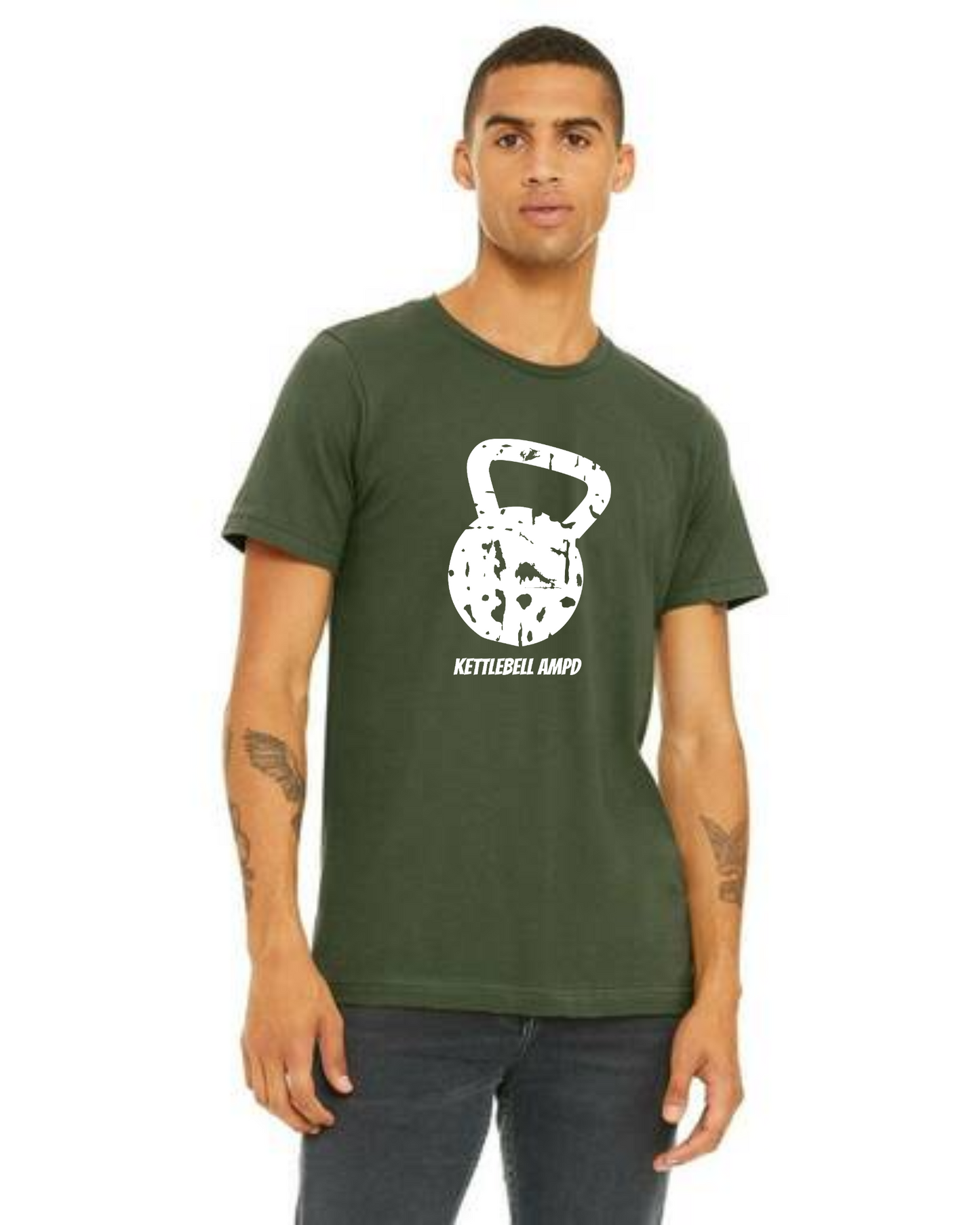 "Kettlebell Grunge" Unisex Tee