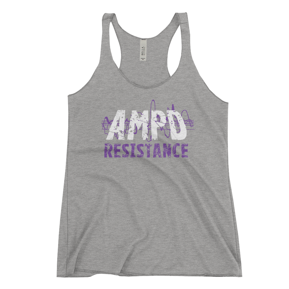 Women's Racerback Tank - AMPD Resistance