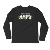 Men's Long Sleeve Fitted Crew - Kettlebell AMPD