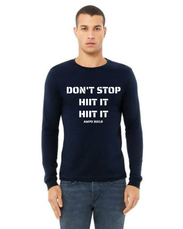 "Don't Stop HIIT It HIIT It" Unisex Jersey Long-Sleeve Tee