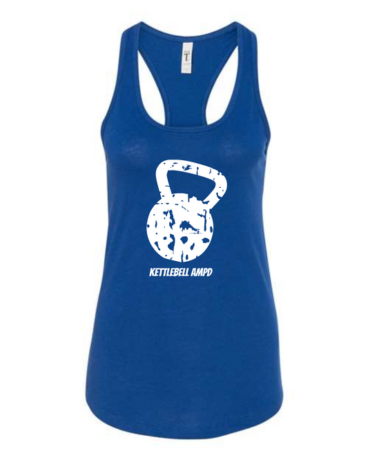 "Kettlebell Grunge" Racerback Tank Top