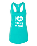 "I Love Heavy Metal" Racerback Tank Top
